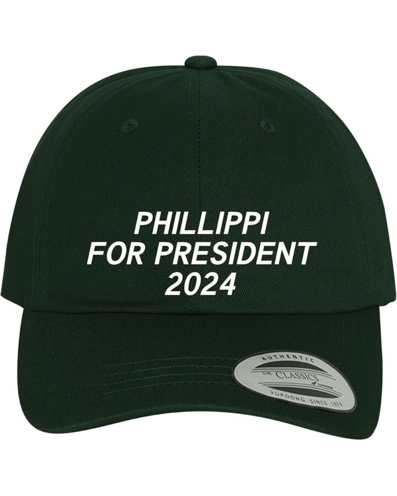 Phillippi for President 2024 - Comfortable Dad Hat Baseball Cap Forest $17.60 Baseball Caps