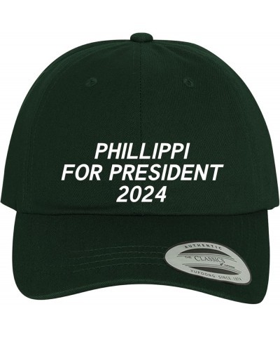 Phillippi for President 2024 - Comfortable Dad Hat Baseball Cap Forest $17.60 Baseball Caps