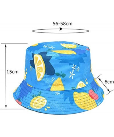 Bucket Hat for Women Men, Reversible Cotton Summer Sun Beach Cap Solid Color Gifts Birthday Easter Navy $5.79 Bucket Hats