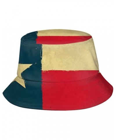 Bucket Cap,Texas Flag Bucket Hat Black and White Bucket Hat Fisherman Hat Sun Hat for Women Men $15.04 Bucket Hats