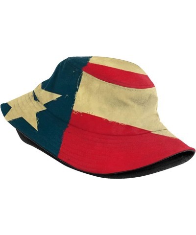 Bucket Cap,Texas Flag Bucket Hat Black and White Bucket Hat Fisherman Hat Sun Hat for Women Men $15.04 Bucket Hats