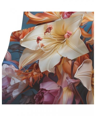 Silk Feeling Scarf Medium Square Chiffon Head Scarf for Women Scarf-60172 $22.09 Scarves