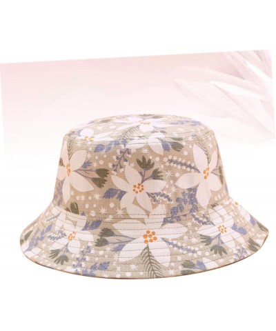 Floral Fisherman Hat Women's Sun Bucket Cap Womens Hats Caps Floral Printed Bucket Hat Womens As Shown $7.38 Bucket Hats