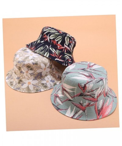 Floral Fisherman Hat Women's Sun Bucket Cap Womens Hats Caps Floral Printed Bucket Hat Womens As Shown $7.38 Bucket Hats