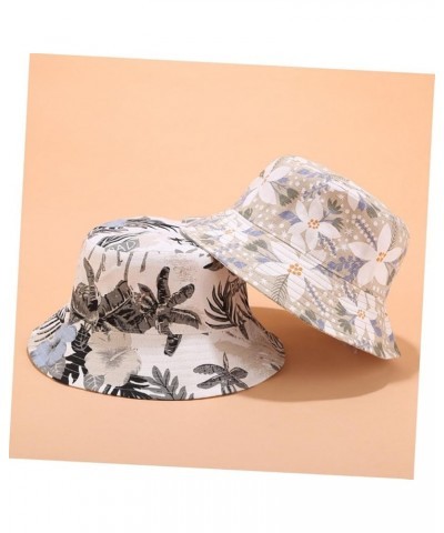 Floral Fisherman Hat Women's Sun Bucket Cap Womens Hats Caps Floral Printed Bucket Hat Womens As Shown $7.38 Bucket Hats