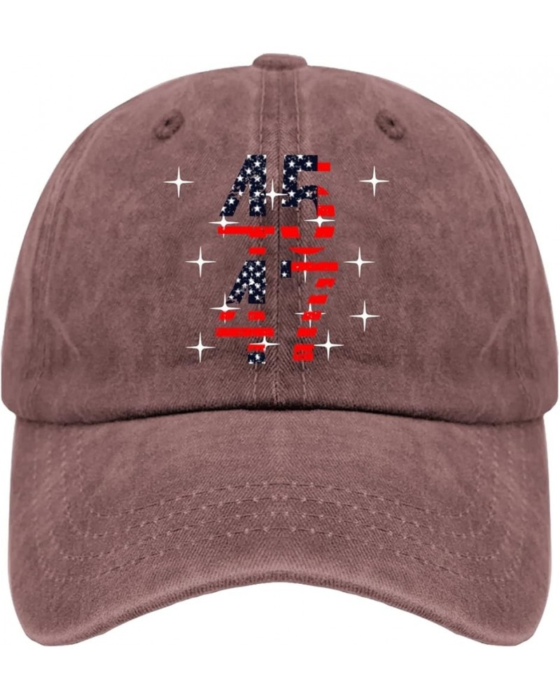 Ball Cap Republican Sport Caps for Men's Fashion Caps Breathable 45 47 Sun Hats Wine Red $7.99 Baseball Caps