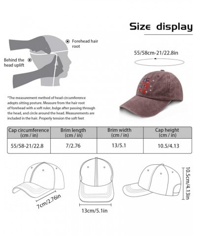 Ball Cap Republican Sport Caps for Men's Fashion Caps Breathable 45 47 Sun Hats Wine Red $7.99 Baseball Caps