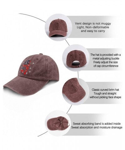 Ball Cap Republican Sport Caps for Men's Fashion Caps Breathable 45 47 Sun Hats Wine Red $7.99 Baseball Caps