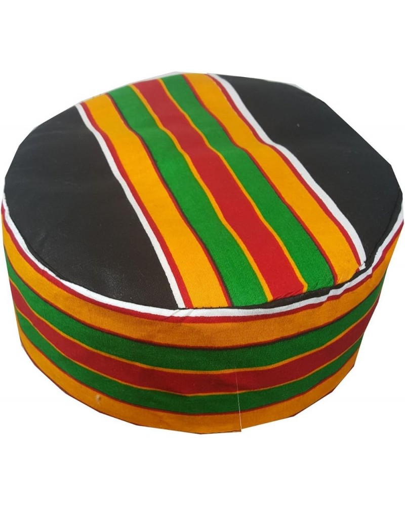 Decora Apparel African Kente Kufi Kofi Mens Hats, Gold Costume Kufi Hats for Men Women Headwear Red Yellow Green $15.89 Cowbo...