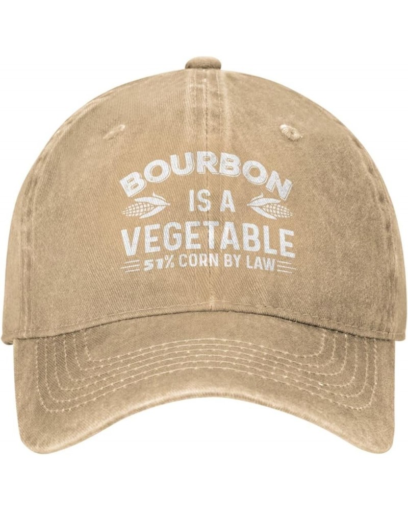 Funny Hat Bourbon is A Vegetable 51% Corn by Law Hat for Women Baseball Caps Fashionable Caps Natural $10.55 Baseball Caps