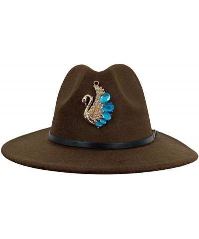 Men's and Women's Spring Fedora Hat Sun Hat Accessories Jazz Hat 24 $17.22 Fedoras