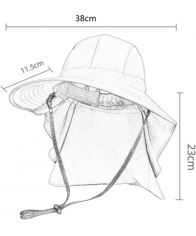 Summer Unisex-Adult UPF 50+ Uv Resistant Outdoor Fishing Hat Visor Cap $17.59 Sun Hats