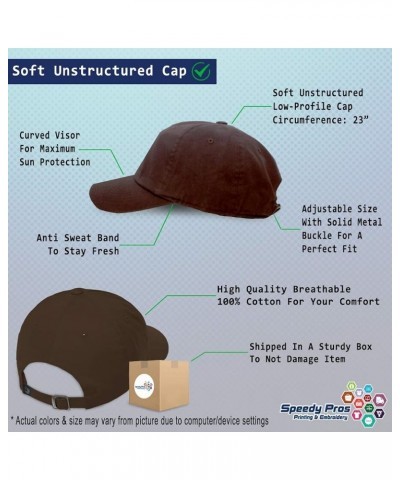 Soft Baseball Cap Disc Golf A Olympics Sports Event Dad Hats for Men & Women Brown $16.51 Baseball Caps