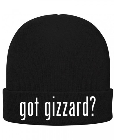 got Gizzard? - Soft Adult Beanie Cap Black $18.47 Skullies & Beanies