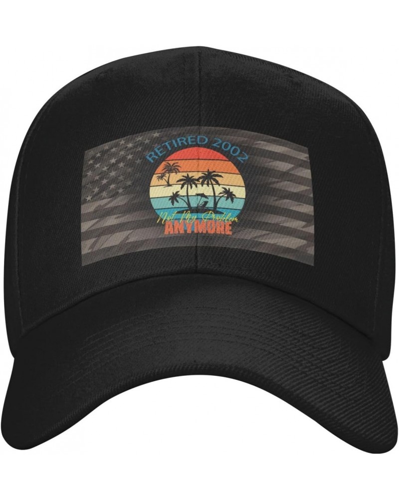 Retired 2002 Not My Problem Anymore Classic Duckbill Caps for Stylish Sun Protection Black $11.15 Baseball Caps