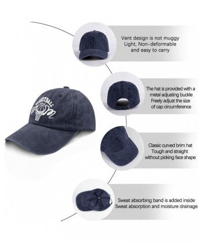 Baseball Hats Fitted Golf Hats for Mens Summer Hat Quick Dry Basketball Mom Sun Visor Hat Navy Blue $10.58 Visors