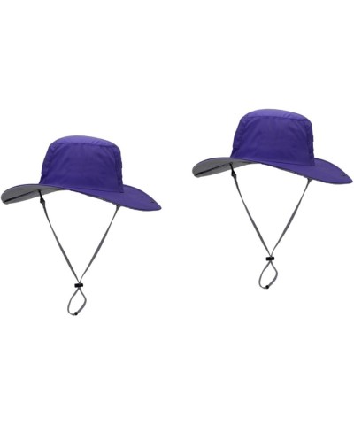 2pcs Shade Hats for Men Sun Hats UV Unisex Sun Hat Summer Sun Hat Mens Bucket Hat Purplex2pcs $10.32 Sun Hats