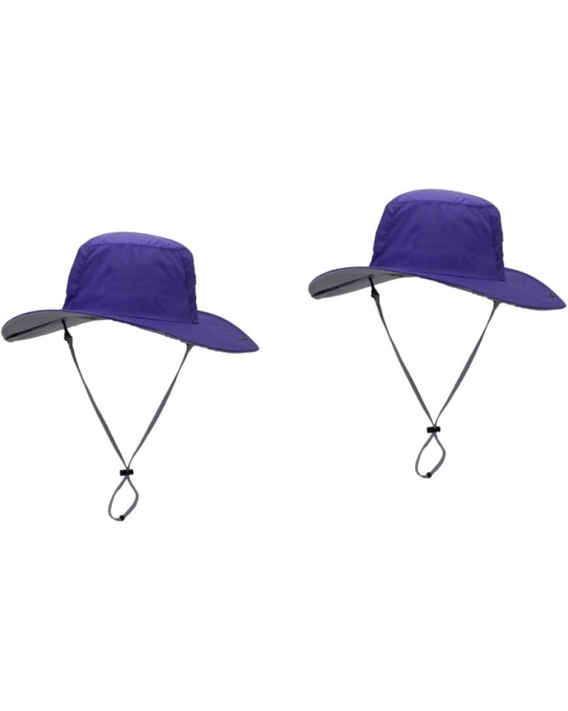 2pcs Shade Hats for Men Sun Hats UV Unisex Sun Hat Summer Sun Hat Mens Bucket Hat Purplex2pcs $10.32 Sun Hats