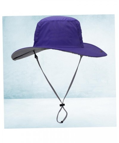 2pcs Shade Hats for Men Sun Hats UV Unisex Sun Hat Summer Sun Hat Mens Bucket Hat Purplex2pcs $10.32 Sun Hats