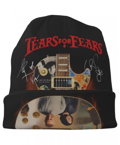 Thin Knit Cap Tears Rock for Fears Band Slouchy Beanie Hats Lightweight Skull Hats for Mens Women Gift Black $10.59 Skullies ...