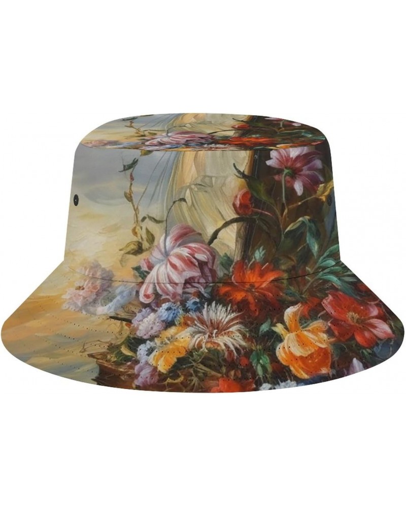 Artwork Bucket Hats for Men Women Packable Travel Beach Sun Hat Outdoor Fisherman Caps for Casual Trips $13.72 Bucket Hats