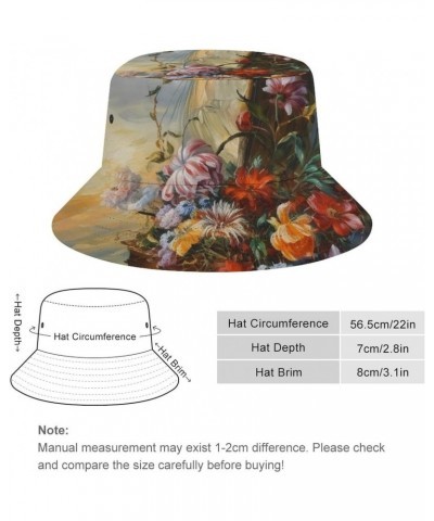 Artwork Bucket Hats for Men Women Packable Travel Beach Sun Hat Outdoor Fisherman Caps for Casual Trips $13.72 Bucket Hats