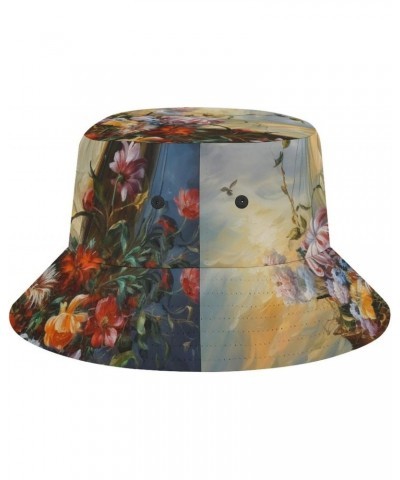 Artwork Bucket Hats for Men Women Packable Travel Beach Sun Hat Outdoor Fisherman Caps for Casual Trips $13.72 Bucket Hats