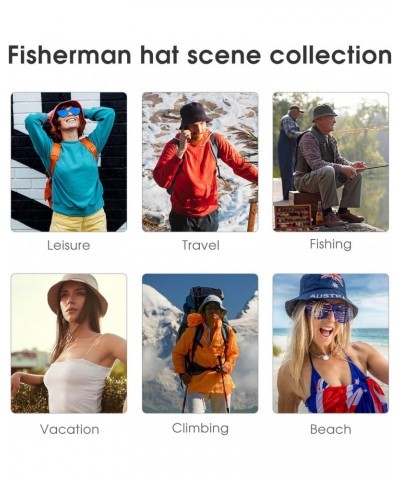 Artwork Bucket Hats for Men Women Packable Travel Beach Sun Hat Outdoor Fisherman Caps for Casual Trips $13.72 Bucket Hats