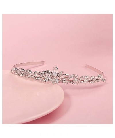 Crystal Tiaras and Crowns for Women Girls, Rhinestone Jeweled Wedding Tiara Princess Bride Queen Crowns Headdress Type 1 $9.8...