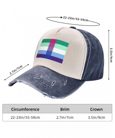 Bisexual Pride Flag Baseball Cap Adult Adjustable Casual Duck Tongue Hat Golf Caps Trucker Hats Navy Blue $12.13 Baseball Caps