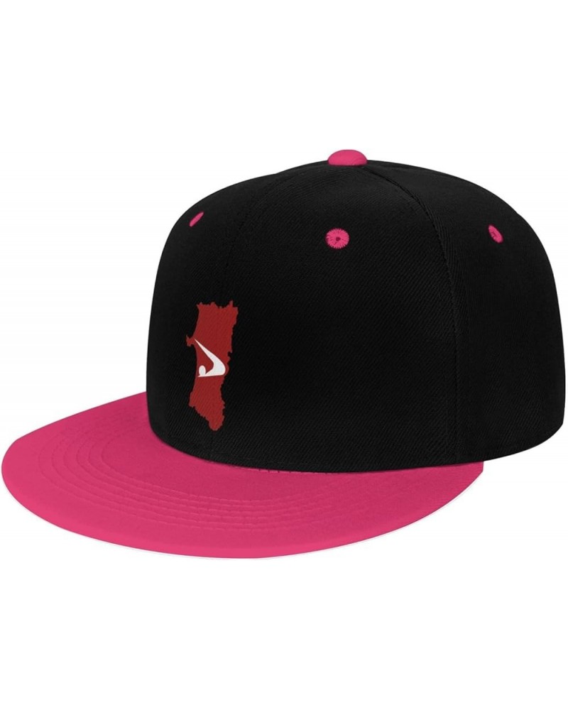 Flag Map of Akita Prefecture Snapback Hat for Men Women Baseball Cap Trucker Flat Bill Hats Dad Caps Pink $10.42 Baseball Caps