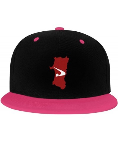 Flag Map of Akita Prefecture Snapback Hat for Men Women Baseball Cap Trucker Flat Bill Hats Dad Caps Pink $10.42 Baseball Caps