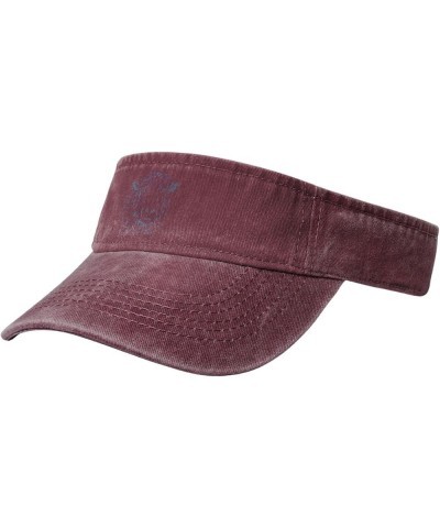 The Metaphysical Sheep Sun Visor Hats for Women Men Sun Hat Cotton Golf Hat Vintage Baseball Cap Red $12.81 Visors