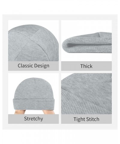 American Flag Firefighter Knit Hat Adult Beanie Hat Outdoor Warm Autumn Winter Knitted Hat Basis Skull Cap Gray $9.27 Skullie...