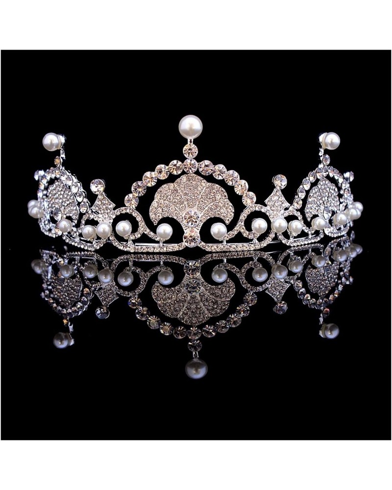 Hairpin Royal Rhinestone Crystal Wedding Hair Crown Tiara Hair Jewelry Crown Wedding Hair Accessories Bride Hairband $27.36 H...