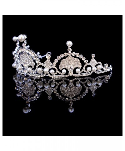 Hairpin Royal Rhinestone Crystal Wedding Hair Crown Tiara Hair Jewelry Crown Wedding Hair Accessories Bride Hairband $27.36 H...