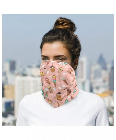 Ice Cream Dessert Bandana Neck Gaiter, Headwear Headband Balaclava Magic Scarf for Dust, Outdoors, Festivals, Sports $11.19 B...