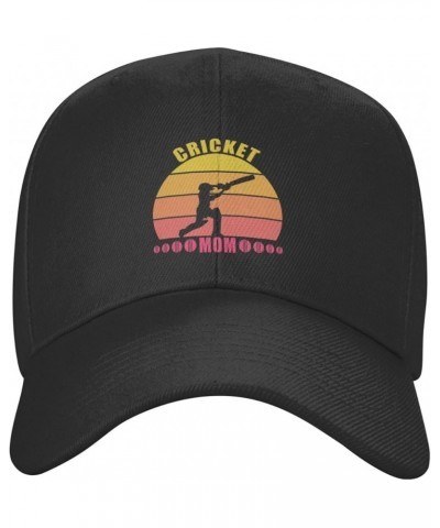 Cricket Mom Baseball Cap Women Men Hat Truck Driver Baseball Caps Adjustable Dad Hats Black $10.07 Baseball Caps