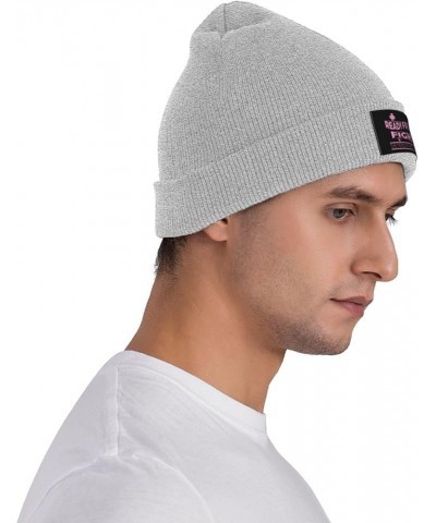 Ready for The Fight Beanie Hat for Men Women Soft Cozy Skull Cap Winter Warm Knit Hats Gray $11.38 Skullies & Beanies