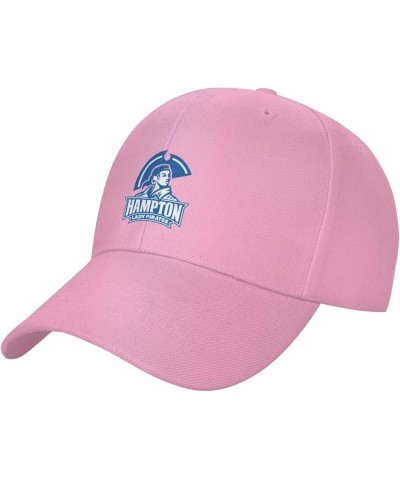 Hampton University Baseball Caps Dad Hats Adjustable Size Outdoor Cap Pink $13.67 Baseball Caps