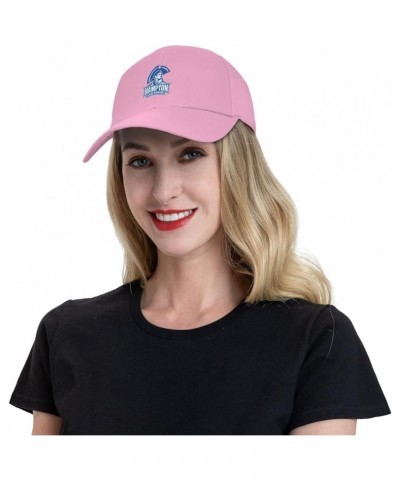 Hampton University Baseball Caps Dad Hats Adjustable Size Outdoor Cap Pink $13.67 Baseball Caps