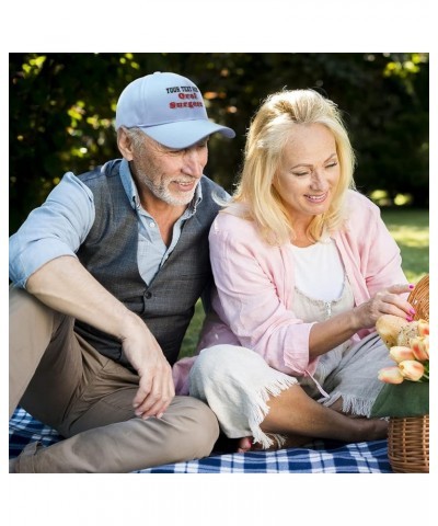 Baseball Cap Oral Surgeon Dentist Acrylic Dental Dad Hats for Men and Women Burgundy Personalized Text Here $12.96 Baseball Caps