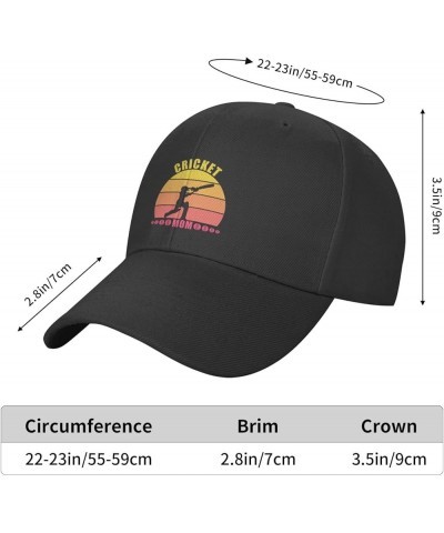 Cricket Mom Baseball Cap Women Men Hat Truck Driver Baseball Caps Adjustable Dad Hats Black $10.07 Baseball Caps