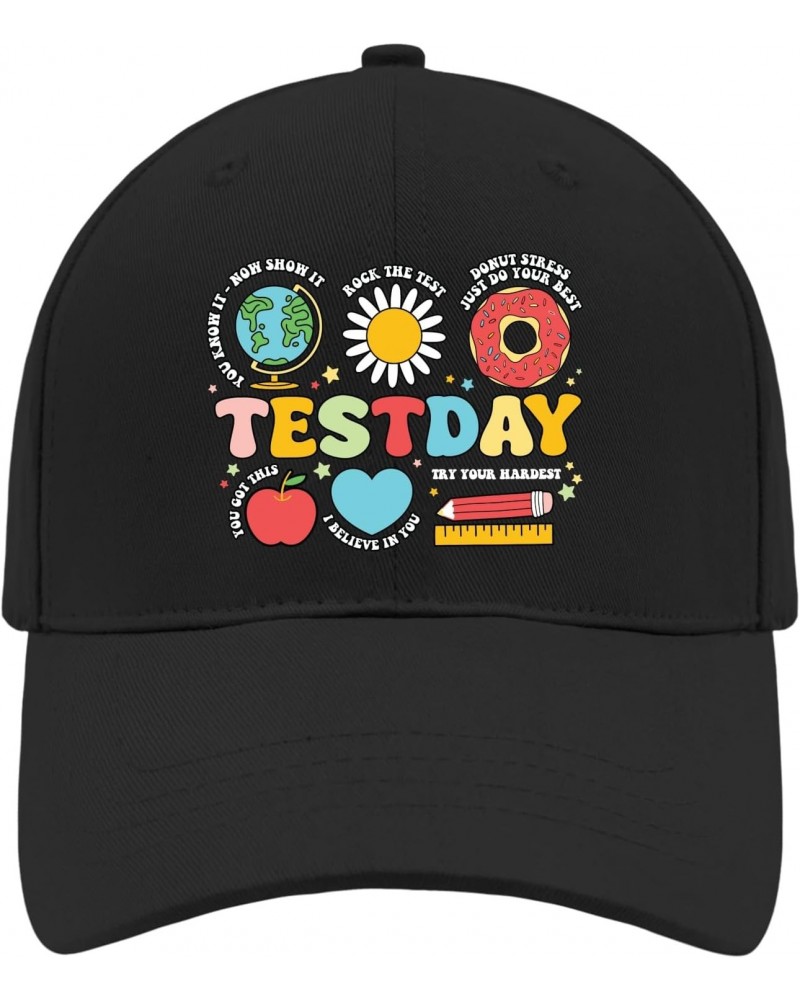 Teacher Test Day Cap USA Cowboy Hat AllBlack Men's Hats Gifts for Boyfriends Sun Caps $10.99 Cowboy Hats