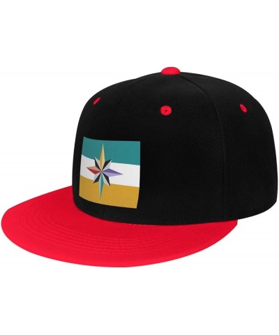 Flag of City Park, Denver Snapback Hat for Men Women Baseball Cap Trucker Flat Bill Hats Dad Caps Red $12.60 Baseball Caps