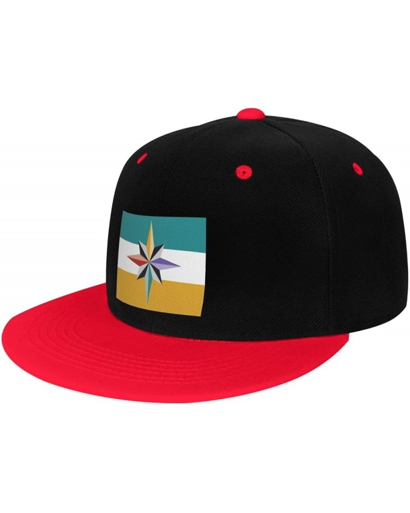 Flag of City Park, Denver Snapback Hat for Men Women Baseball Cap Trucker Flat Bill Hats Dad Caps Red $12.60 Baseball Caps