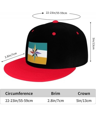 Flag of City Park, Denver Snapback Hat for Men Women Baseball Cap Trucker Flat Bill Hats Dad Caps Red $12.60 Baseball Caps