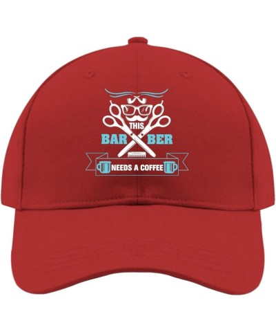 Cowboy hat Men Shop This bar and Beer Needs a Coffee Mens hat America hat Gifts for Men Workout Cap Red $10.94 Sun Hats