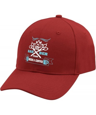 Cowboy hat Men Shop This bar and Beer Needs a Coffee Mens hat America hat Gifts for Men Workout Cap Red $10.94 Sun Hats