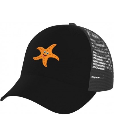 Cartoon Starfish Baseball Cap Adjustable for Men Women Breathable Mesh Back Baseball Caps Casual Outdoor Hat Trucker Hat $14....